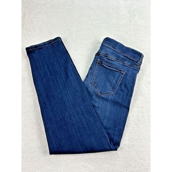 Liverpool Ankle Skinny Jeans 6/28 Blue Mid Rise‎ Light Wash Stretch Raw Hem - Picture 1 of 10